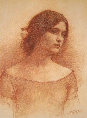 Waterhouse - Study for The Lady Clare