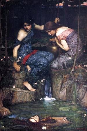 Waterhouse - Nymphs finding the Head of Orpheus (or Women with Water Jugs)