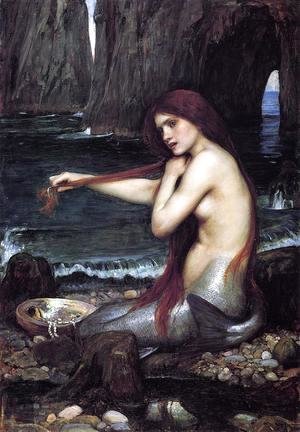 Waterhouse - A Mermaid  1900