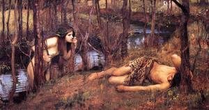 Waterhouse - A Naiad  1893  also known as Hylas with a Nymph