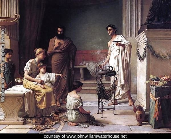 A Sick Child brought into the Temple of Aesculapius  1877