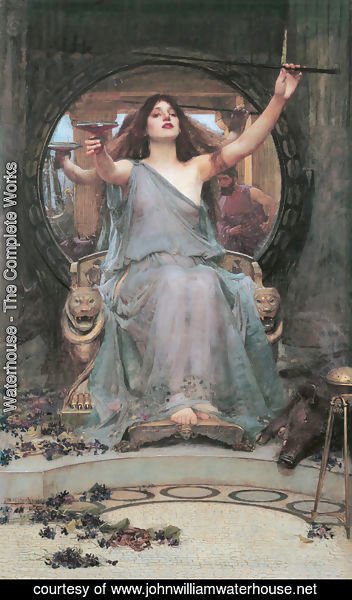 Waterhouse - Circe Offering the Cup to Ulysses  1891