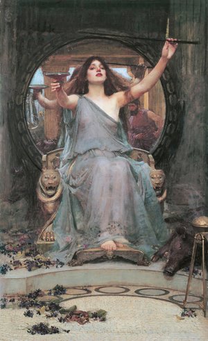 Waterhouse - Circe Offering the Cup to Ulysses  1891