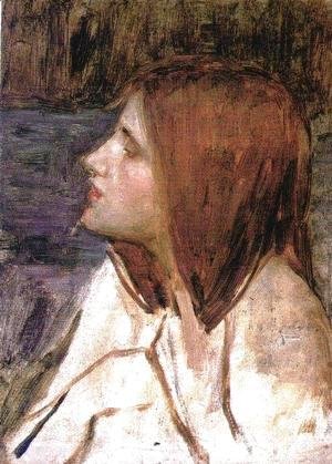 Waterhouse - Head of a Girl  1896