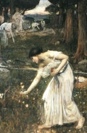Waterhouse - Narcissus  study  1912