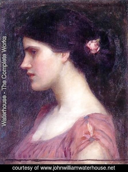 Waterhouse - Portrait of a Girl  1910