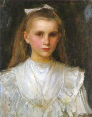 Waterhouse - Portrait of a Young Girl