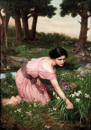 Waterhouse - Spring Spreads One Green Lap of Flowers 1910