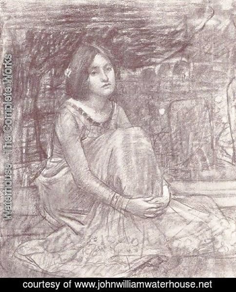 Waterhouse - Study of a Girl  1908 2