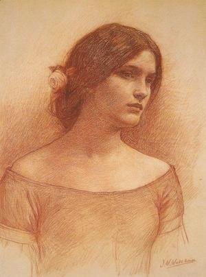 Waterhouse - Study for The Lady Clare I