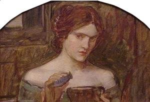 Waterhouse - Study for The Love Philtre
