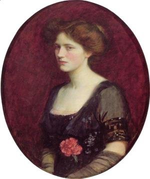 Waterhouse - Portrait Of Mrs  Charles Schreiber